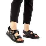 Minda fekete női szandál