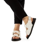 Minda fehér női szandál