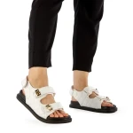 Minda fehér női szandál