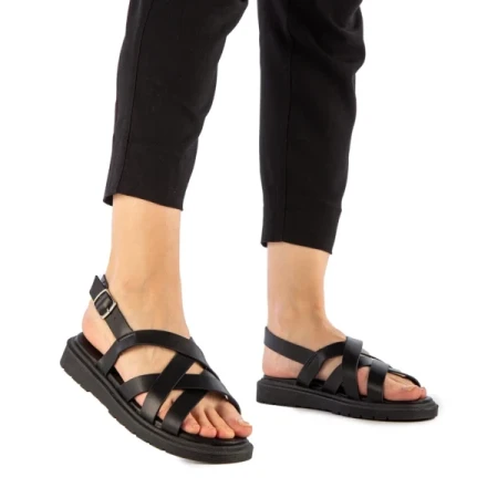 Osha fekete női szandál