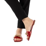 Samyna piros női papucs