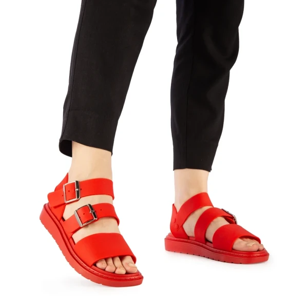 Sydia piros női szandál