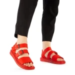 Sydia piros női szandál