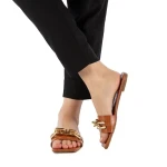 Samyna camel női papucs