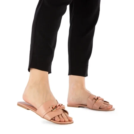 Indiga rózsaszín női papucs