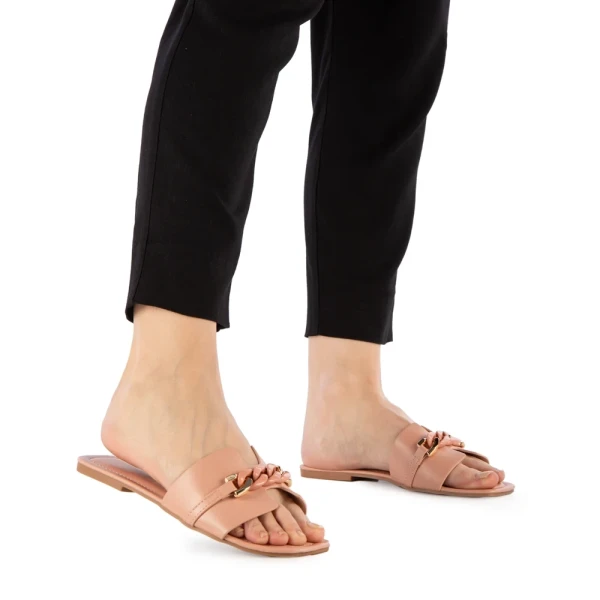 Indiga rózsaszín női papucs