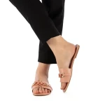 Indiga rózsaszín női papucs