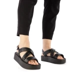 Aryna fekete női szandál