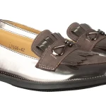 Aryela szürke női mokaszin