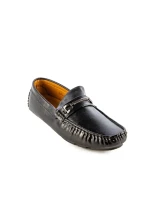 Vonic fekete férfi mokaszin