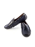 Zano kék férfi mokaszin