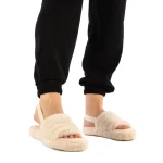 Khali bézs női papucs