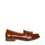 Simy női camel színű műbőr mokaszin