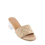 Daveli bézs női papucs