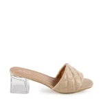 Daveli bézs női papucs