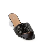 Daveli fekete női papucs