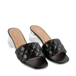 Daveli fekete női papucs