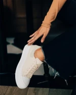 Evelyn bézs női tornacipő