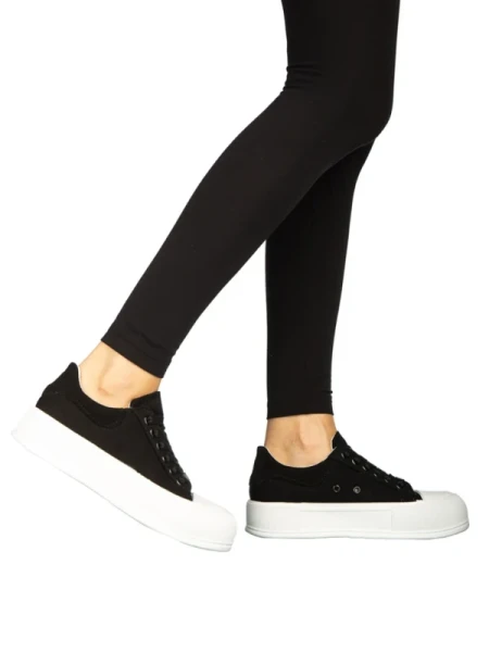 Evelyn fekete női tornacipő