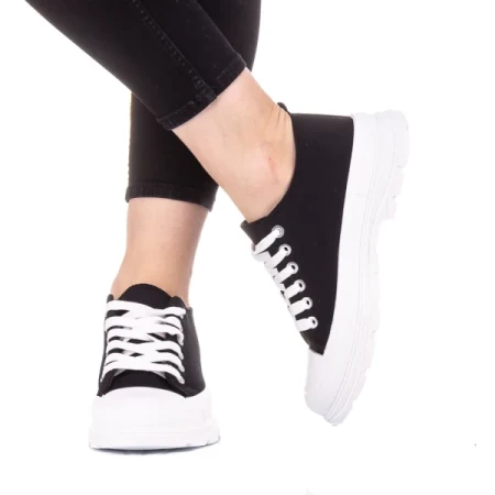 Aniko fekete női tornacipő