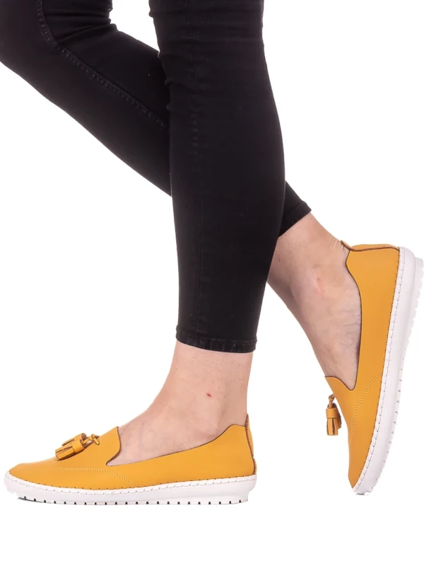 Teona sárga női espadrile