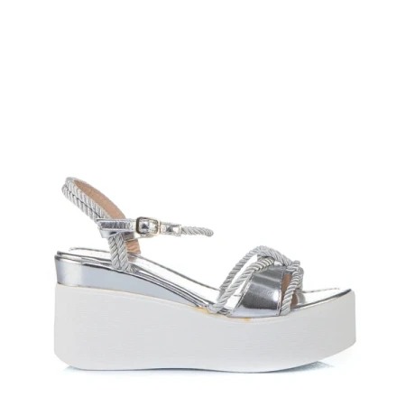 Zephira ezüst női szandál