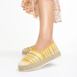 Amilla sárga női espadrile