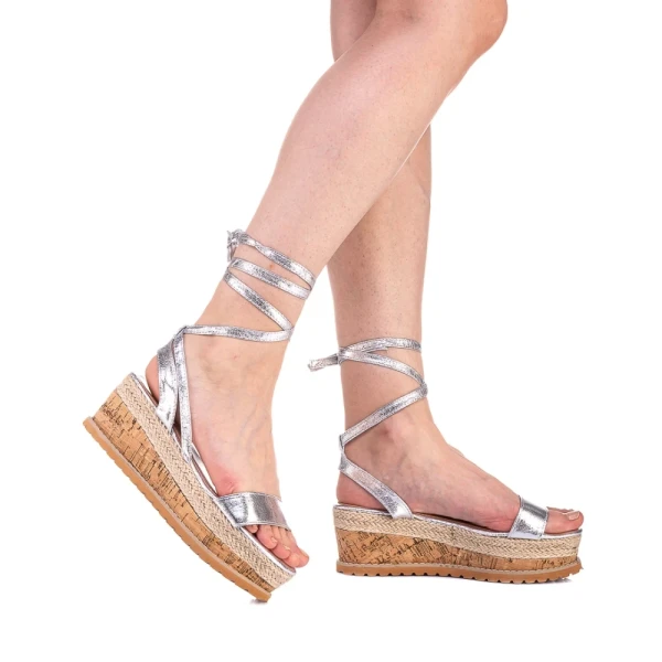 Sedia ezüst női szandál