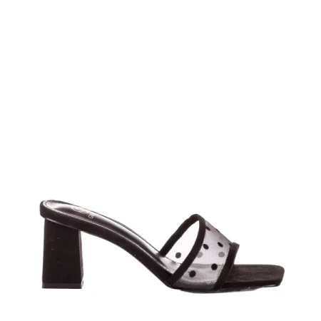 Javira fekete női papucs