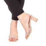 Javira nude női papucs