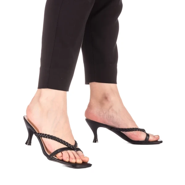 Danisa fekete női papucs