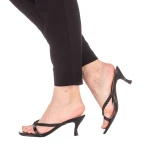 Danisa fekete női papucs