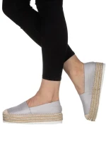 Drina ezüst női espadrile