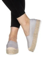 Drina ezüst női espadrile