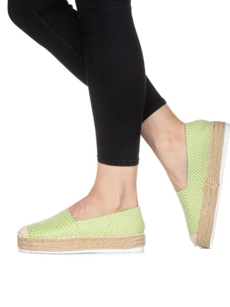 Mivali zöld női espadrile