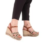 Lolya fekete női szandál