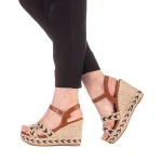 Lolya fekete női szandál