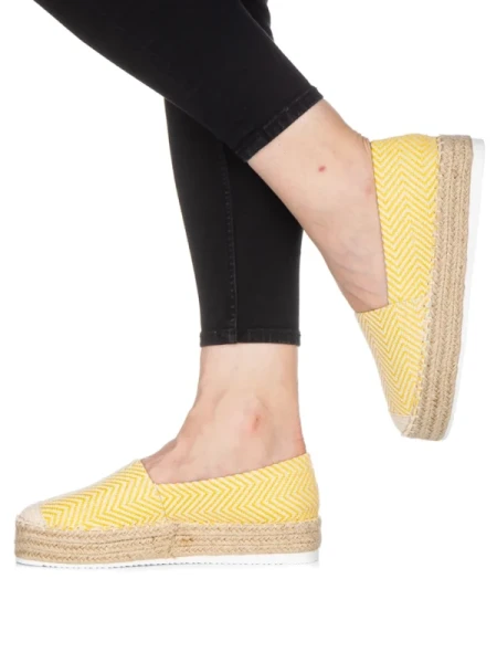 Mivali sárga női espadrile