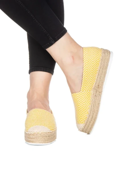 Mivali sárga női espadrile