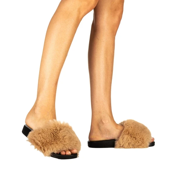 Connie bézs női papucs