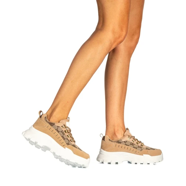 Roveda khaki női sportcipő