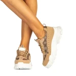 Roveda khaki női sportcipő