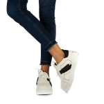 Lumera fehér és fekete női sportcipő