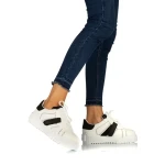 Lumera fehér és fekete női sportcipő