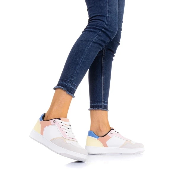 Aimee fehér és rózsaszín női sportcipő