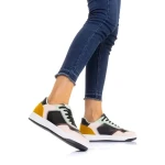 Aimee fekete és camel női sportcipő