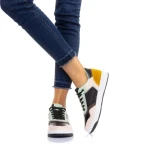 Aimee fekete és camel női sportcipő