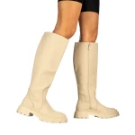 Dorya bézs női csizma