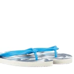 Umin fehér és kék férfi papucs