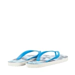 Umin fehér és kék férfi papucs